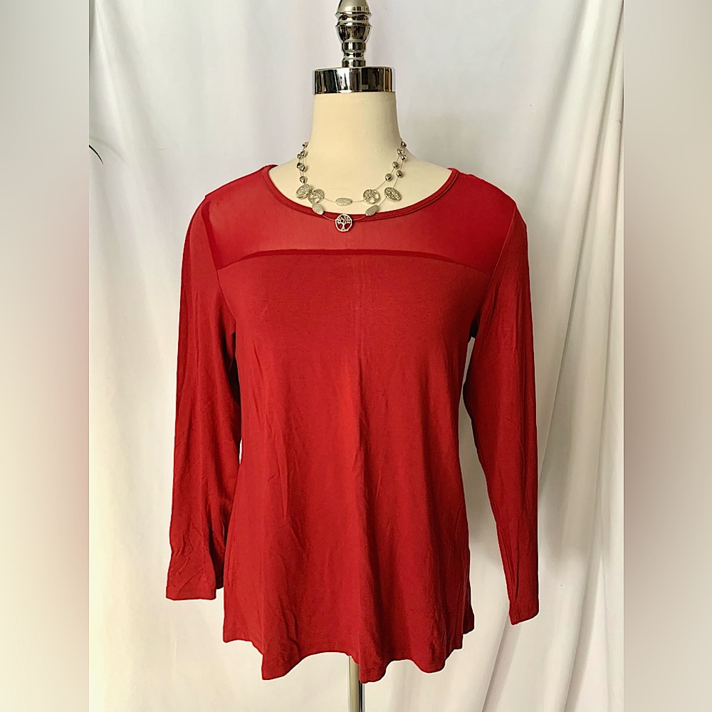 Brand New Burgundy/Red Top/Blouse by Red Coral